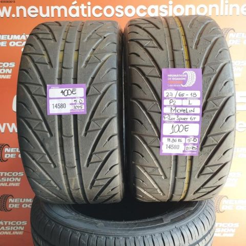 2X 27 65 18 P2 L MICHELIN PILOT SPORT GT COMPETICIÓN DOT: 2025/2025 - 5.0/5.0mms