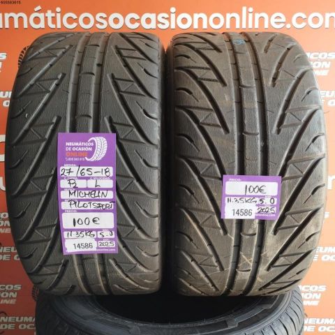 2X 27 65 18 P2 L MICHELIN PILOT SPORT GT COMPETICIÓN DOT: 2025/2025 - 5.0/5.0mms