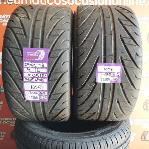2X 27 65 18 P2 L MICHELIN PILOT SPORT GT COMPETICIÓN DOT: 2025/2025 - 5.0/5.0mms