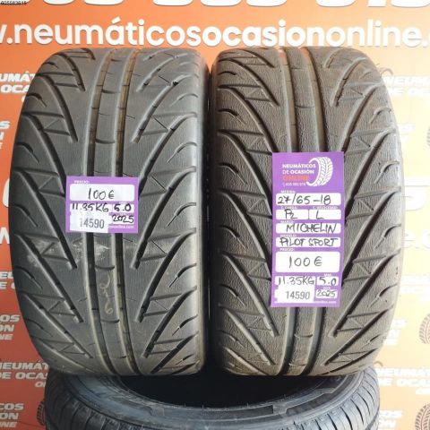 2X 27 65 18 P2 L MICHELIN PILOT SPORT GT COMPETICIÓN DOT: 2025/2025 - 5.0/5.0mms