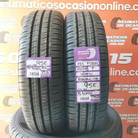 2X 195 75 R16C 110/108T NEXEN ROADIAN CT8 DOT 1524/1524 (SIN USO)