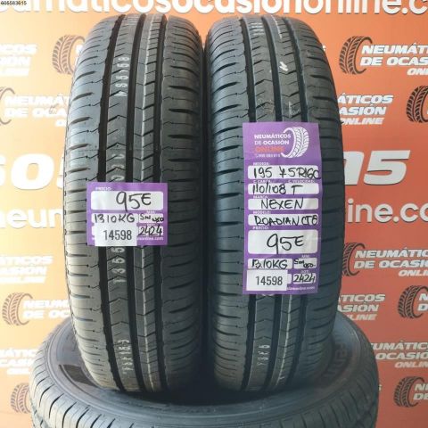 2X 195 75 16C 110/108T NEXEN ROADIAN CT8 DOT 2424/2424 (SIN USO)