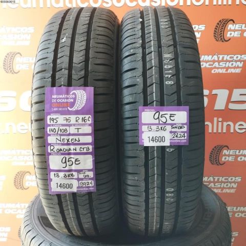 2X 195 75 16C 110/108T NEXEN ROADIAN CT8 DOT 3924/2424 (SIN USO)