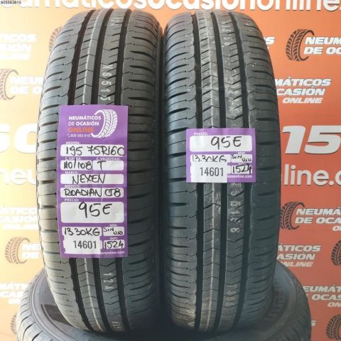 2X 195 75 16C 110/108T NEXEN ROADIAN CT8 DOT1524/1524 (SIN USO)