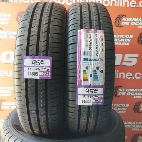 2X 195 75 16C 110/108T NEXEN TIRE ROADIAN CT8 DOT 1524/1024 (SIN USO)