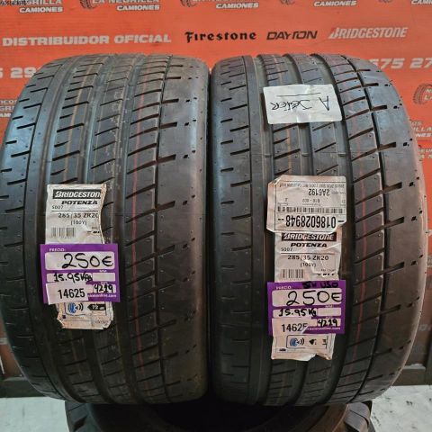2X 285 35 ZR20 100Y BRIDGESTONE POTENZA S007 DOT 4219/4219 (SIN USO)