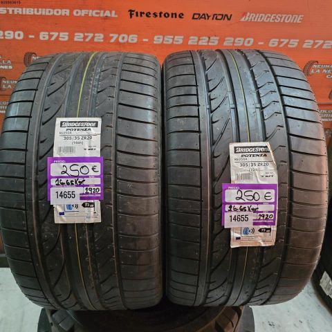 2X 305 35 ZR20 104Y BRIDGESTONE POTENZA RE 050A DOT 1920/1920 (SIN USO)