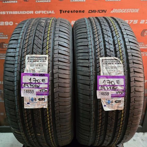 2X 255 50 R19 107H XL BRIDGESTONE DUELER H/L DOT 0520/0520 (SIN USO)