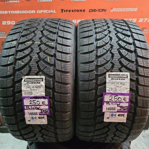 2x 295 35 ZR20 105W XL BRIDGESTONE BLIZZAK LM32 DOT: 20/20 (SIN USO)