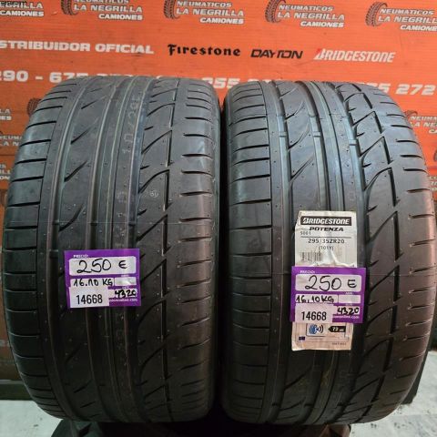 2X 295 35 ZR20 101Y BRIDGESTONE POTENZA S001 DOT 4320/4320 (SIN USO)
