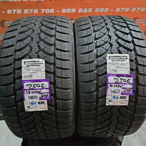 2X 295 35 ZR20 105W BRIDGESTONE BLIZZAK DOT 2020 (SIN USO)