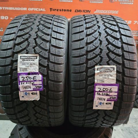 2X 295 35 ZR20 105W XL BRIDGESTONE BLIZZAK DOT 1920/1920 (SIN USO)