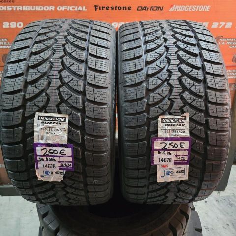 2X 295 35 ZR20 105W XL BRIDGESTONE BLIZZAK DOT 1920/1920 (SIN USO)