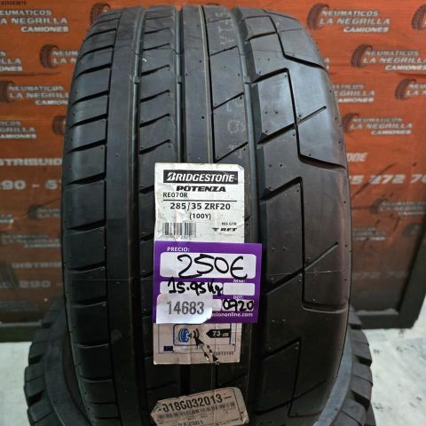 1X 285 35 ZRF20 100Y BRIDGESTONE POTENZA RE 070R DOT 0720 (SIN USO)
