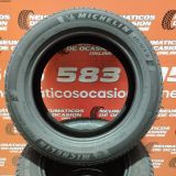 2X 215 55 R18 104H MICHELIN PILOT ALPIN 5 M+S* OCASIÓN DOT: 4820/4820 - 7.0/7.3mms