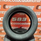 2X 225 55 R18 98V KLEBER QUADRAXER ALL SEASONS M+S* OCASIÓN DOT: 4522/2123 - 6.7/6.3mms