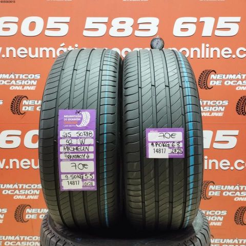 2X 215 50 R18 92W MICHELIN PRIMACY 4 AO OCASIÓN DOT: 0121/2723 - 5.5/6.3mms