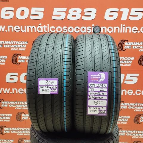 2X 225 50 R18 99W MICHELIN E. PRIMACY OCASIÓN DOT: 2521/1122 - 6.6/7.0mms