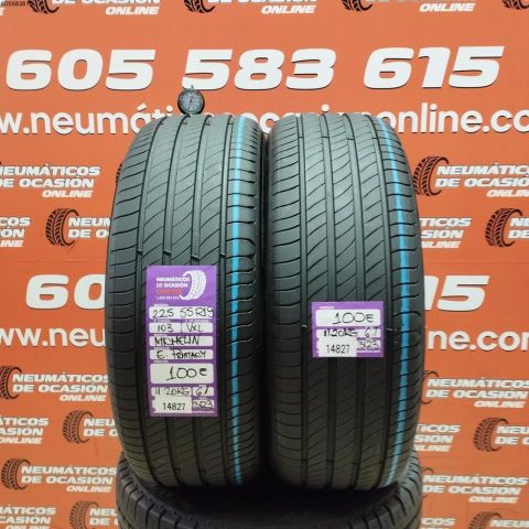 2X 225 55 R19 103V MICHELIN E. PRIMACY OCASIÓN DOT: 3123/3123 - 6.1/6.1mms