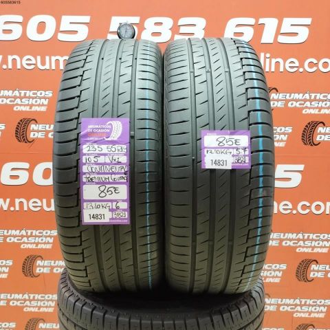 235 55 R19 105V CONTINENTAL PREMIUM CONTACT 6 OCASIÓN DOT: 3821/3821 - 6.0/5.7mms