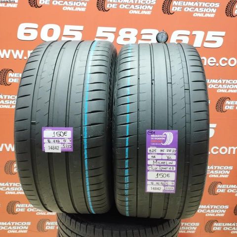 2X 325 35 ZR22 114Y MICHELIN PILOT SPORT 4S MO1 OCASIÓN DOT: 5223/5123 - 5.7/5.7mms