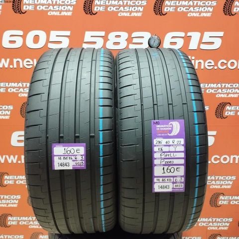 2X 285 40 R22 106Y PIRELLI PZERO MO OCASIÓN DOT: 4523/4423 - 6.3/6.3mms