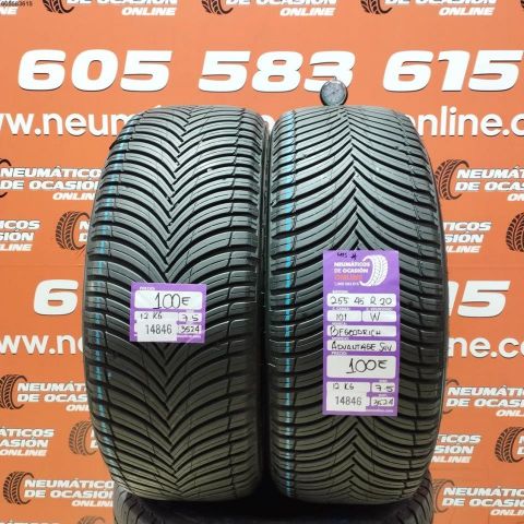 2X 255 45 R20 101W BFGOODRICH ADVANTAGE SUV M+S* OCASIÓN DOT: 3524/3524 - 7.5/7.5mms