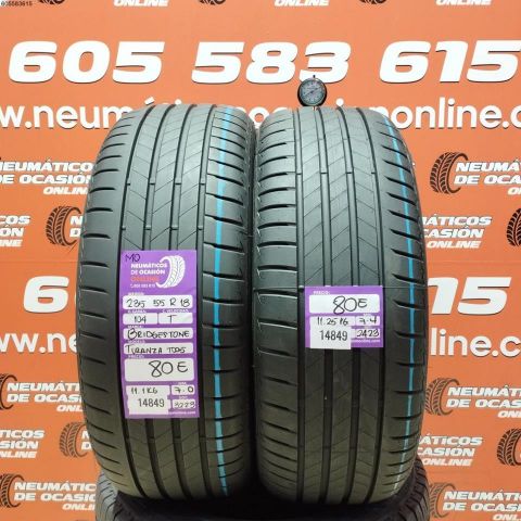 2X 235 55 R18 104T BRIDGESTONE TURANZA T005 OCASIÓN DOT: 3223/2423 - 7.0/7.4mms