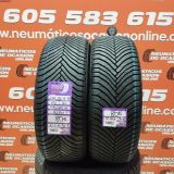 2X 225 55 R18 102V MICHELIN ALPIN 7 M+S* OCASIÓN DOT: 3624/4424 - 6.2/7.6mms