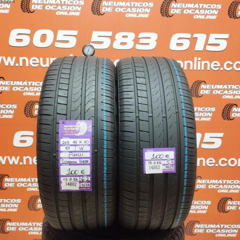 2X 255 45 R20 101W PIRELLI SCORPION VERDE AO 5.4/6.2MM DOT 0523/1823