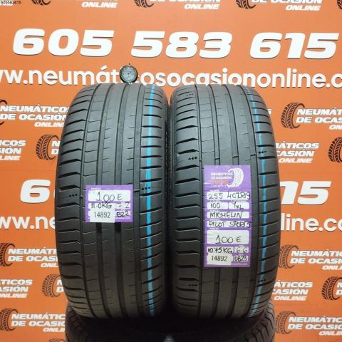 2X 255 40 ZR19 100Y XL MICHELIN PILOT SPORT 5 6.6/7.2MM DOT 1322/0623