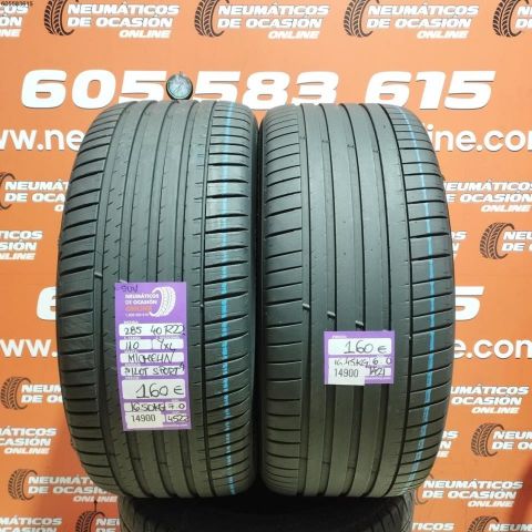 2X 275 35 R22 104Y XL MICHELIN PILOT SPORT 4 6.2/6.2MM DOT 1523/1522