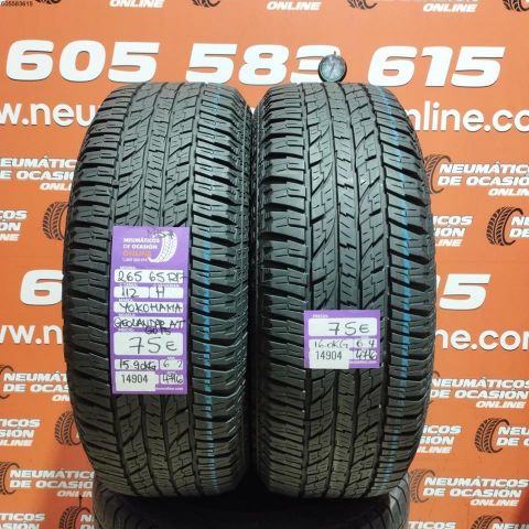 2X 265 65 R17 112H YOKOHAMA GEOLANDAR A/T M+S* G0 T5 6.2/6.4MM DOT 4716/4716