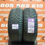 2X 225 55 R19 99V MICHELIN CROSS CLIMATE 2 M+S* 6.9/7.0MM DOT 1323/1323