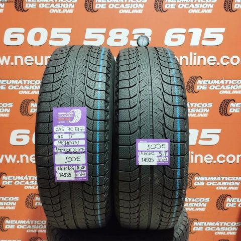 2X 245 70 R17 110T MICHELIN LATITUDE X-KE 2 5.6/5.7MM DOT 4514/4514