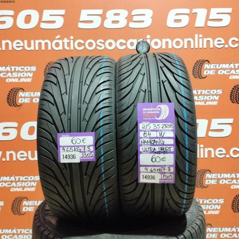 2X 215 35 ZR18 84W NANKANG ULTRA SPORT NS 7.3/7.3MM DOT 1305/1305
