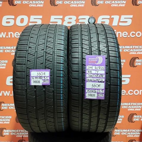 2X 275 40 R22 108Y CONTINENTAL CROSS CONTACT LX SPORT 5.9/5.9MM DOT 1723/4117
