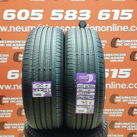 2X 225 60 R18 100H DUNLOP GRANDTREK F1 30 6.4/6.6NN DOT 4621/2924