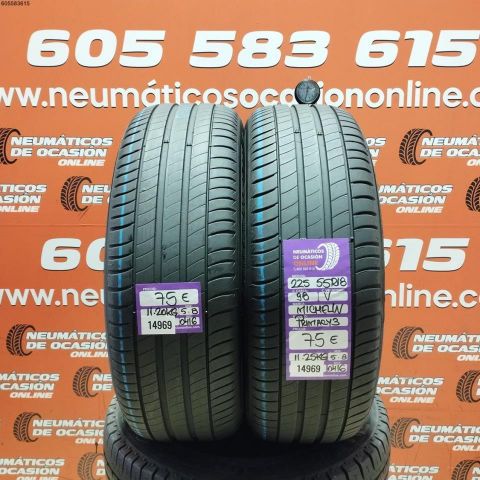 2X 225 55 R18 98V MICHELIN PRIMACY 3 5.8/5.8MM DOT 0416/0416