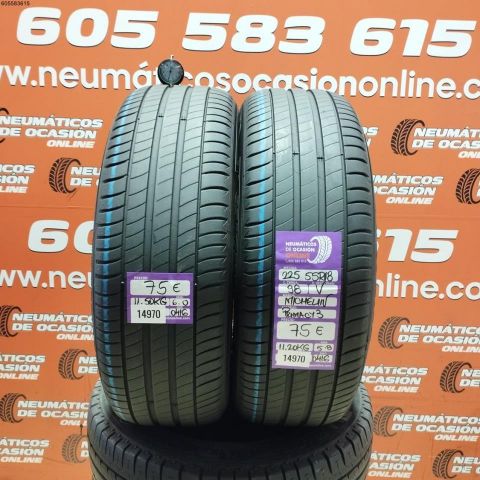 2X 225 55 R18 98V NICHELIN PRIMACY 3 5.8/6.0MM DOT 5.8/6.0MM DOT 0416/0416