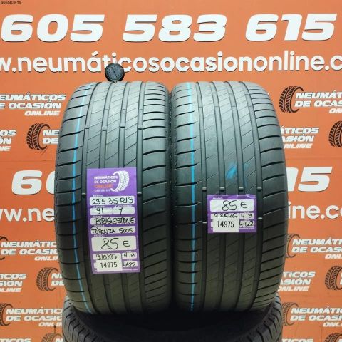 2X 235 35 R19 91Y BRIDGESTONE POTENZA 5005 4.8/4.8MM DOT 4622/4422