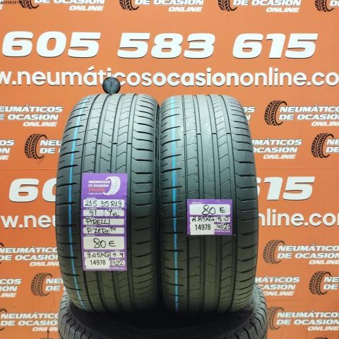 2X 235 35 R19 91Y XL PIRELLI P ZERO TM 5.9/5.0MM DOT 1322/4023