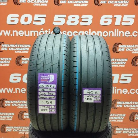 2X 235 55 R18 100V GOODYEAR EFFICIENTGRIP  7.0/6.4MM DOT 1823/1923