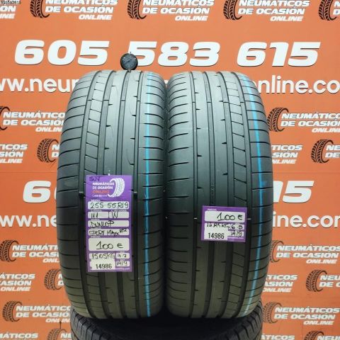 2X 255 55 R19 111W DUNLOP SPORT MAXX RT2 SUV 7.2/6.8MM DOT 1419/1419