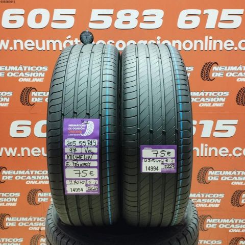 2x 205 55 R19 97V MICHELIN E PRIMACY S2 5.2/5.2 DOT 0624/5223