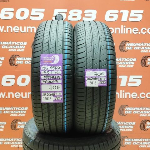 195 55 R20 95H XL MICHELIN PRIMACY 3 5.5/5.5MM DOT 1323/1322