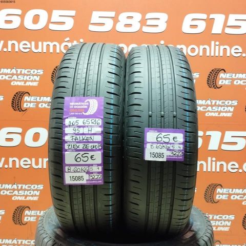2x 205 65 R16 95H FALKEN ZIEX ZE 010B 5.7/5.7MM DOT 3222/3222