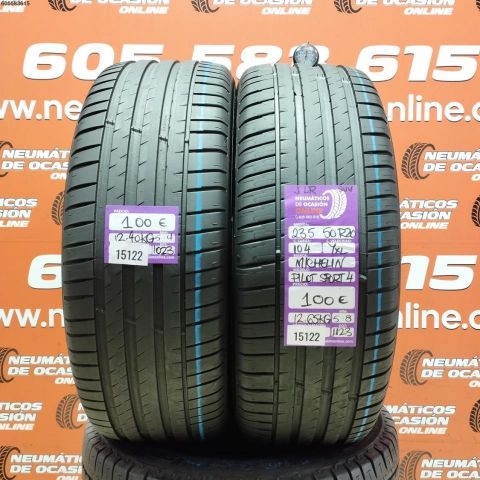 2X 235 50 R20 104Y XL JLR SUV MICHELIN PILOT SPORT 4 5.4/5.8MM DOT 1023/1123