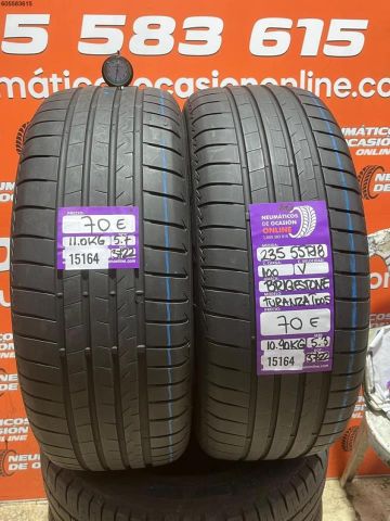 2X 235 55 R18 100V AO BRIDGESTONE TURANZA T005 5.3/5.7MM DOT 3722/3722