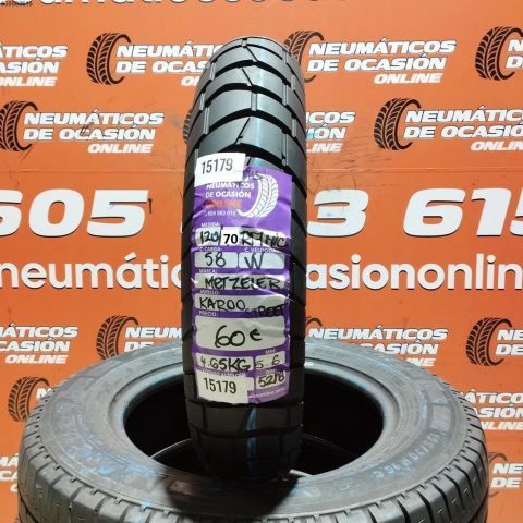1 neumático de moto 120 70 R17 M/C 58W METZELER KAROO 5.6MM DOT 5218